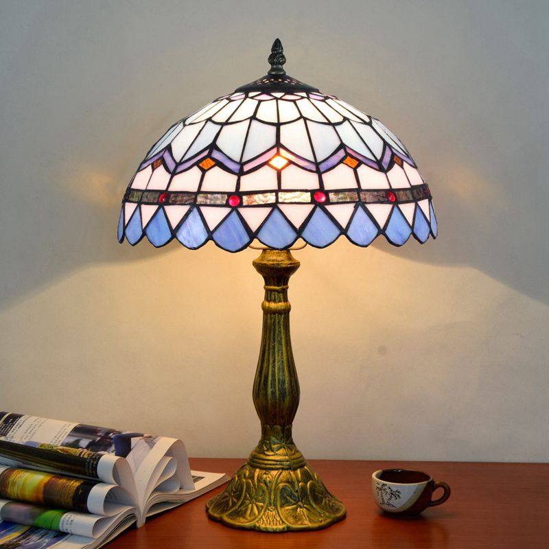 Valerio Vintage LED Tafellamp Slaap/Kinder/Babykamer Metaal/Glas