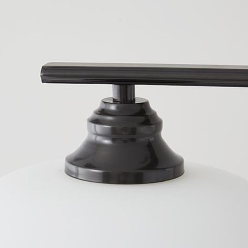 Hailie Retro Grote  Plafondlamp Zwart Wit Metaal Woonkamer Keuken