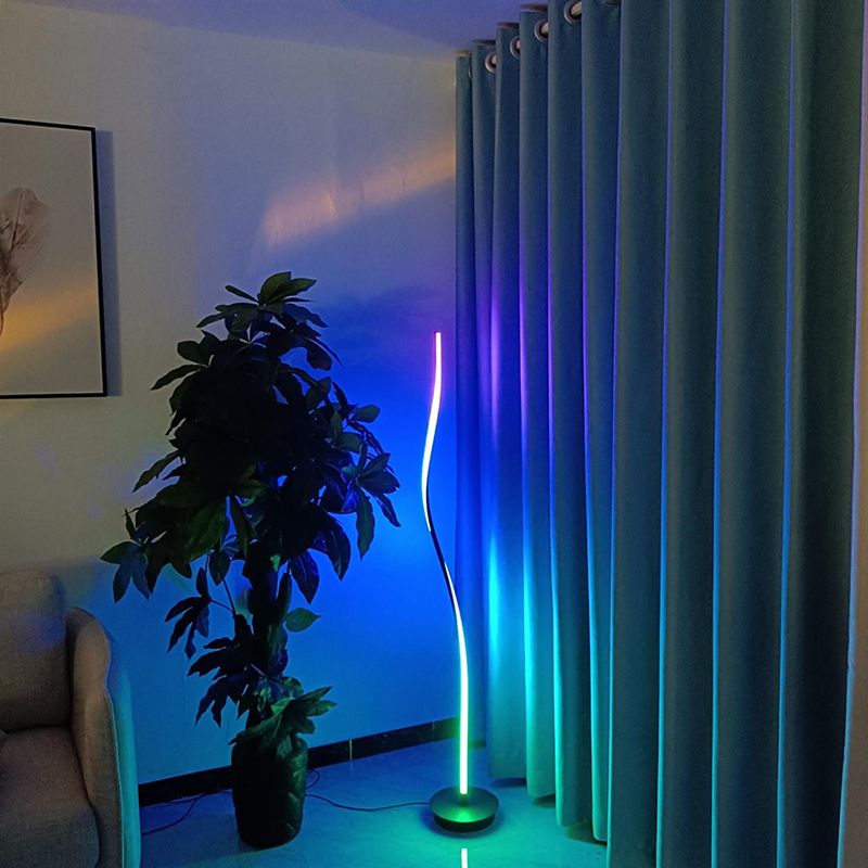 Louise Moderne Design Lineaire Vloerlamp Metalen Acryl Zwart/Wit Slaapkamer/Woonkamer