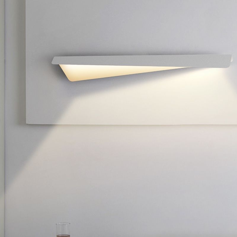 Leigh Moderne Design Vouw Wandlamp Metaal Wit Slaapkamer/Eetkamer/Woonkamer