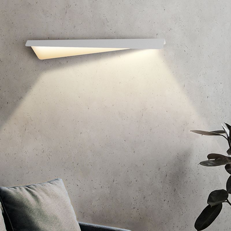 Leigh Moderne Design Vouw Wandlamp Metaal Wit Slaapkamer/Eetkamer/Woonkamer