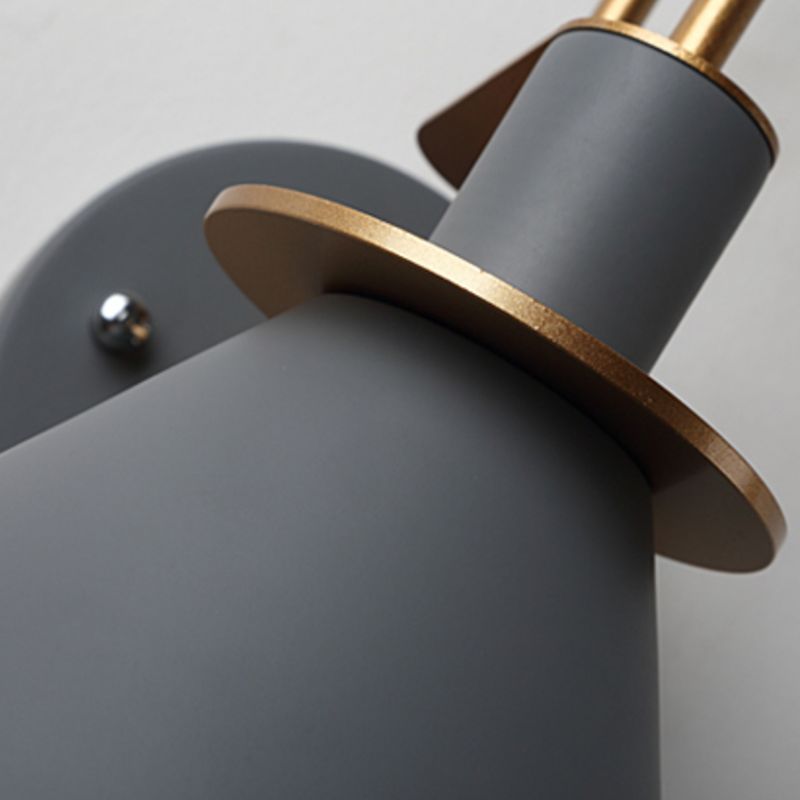 Morandi Design Coniform LED Wandlampen Metaal Zwart/Wit/Geel Slaap/Woon/Eetkamer