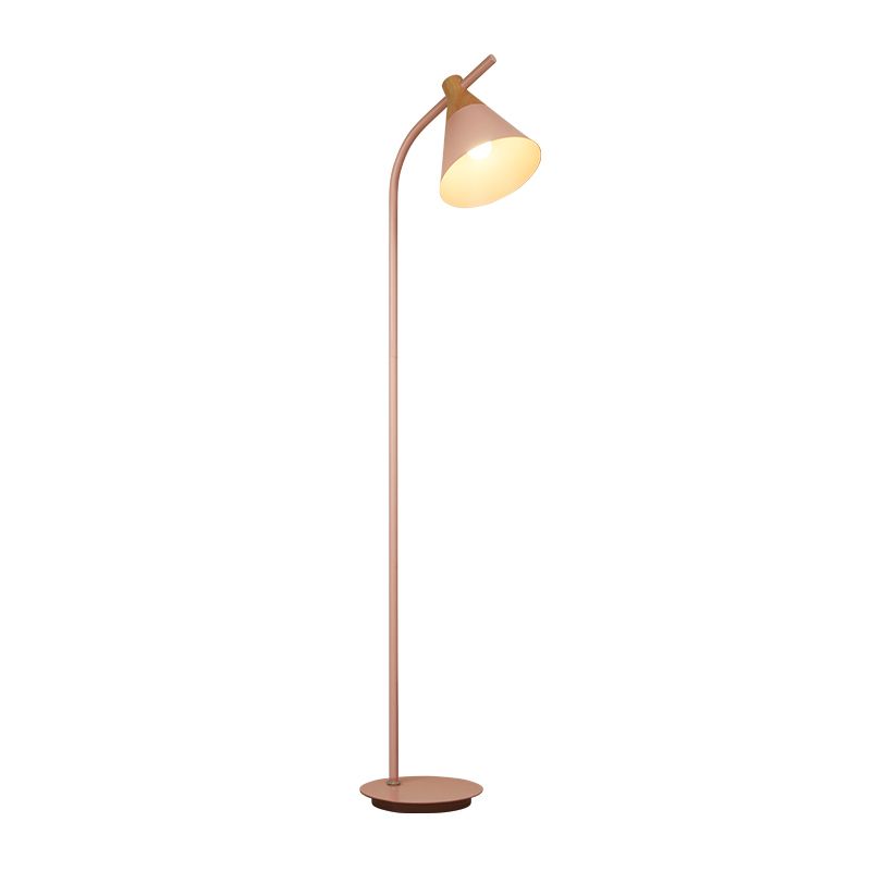 Morandi Moderne Design Vloerlamp Grijs/Roze/Geel Metaal Slaapkamer/Woonkamer