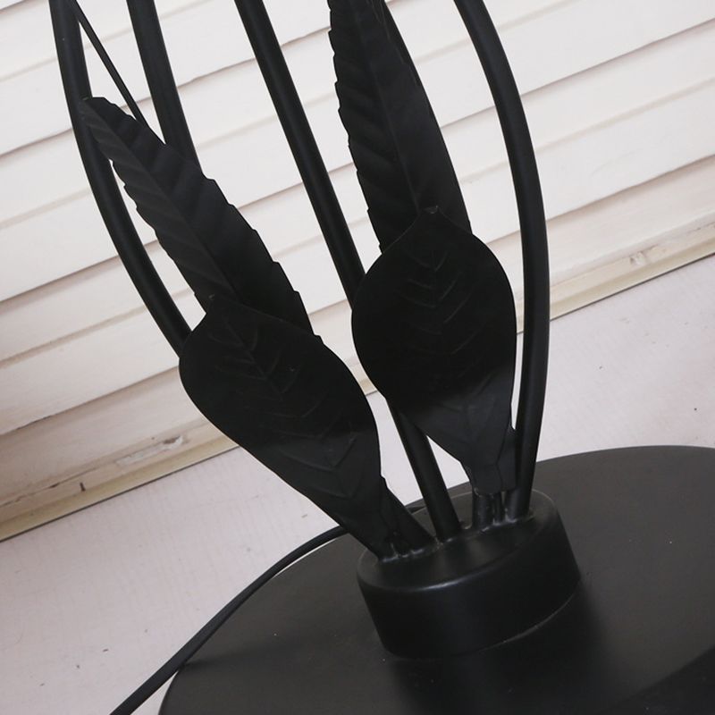Carina Moderne Kleine LED Vloerlamp Zwart Metaal/Acryl Woonkamer