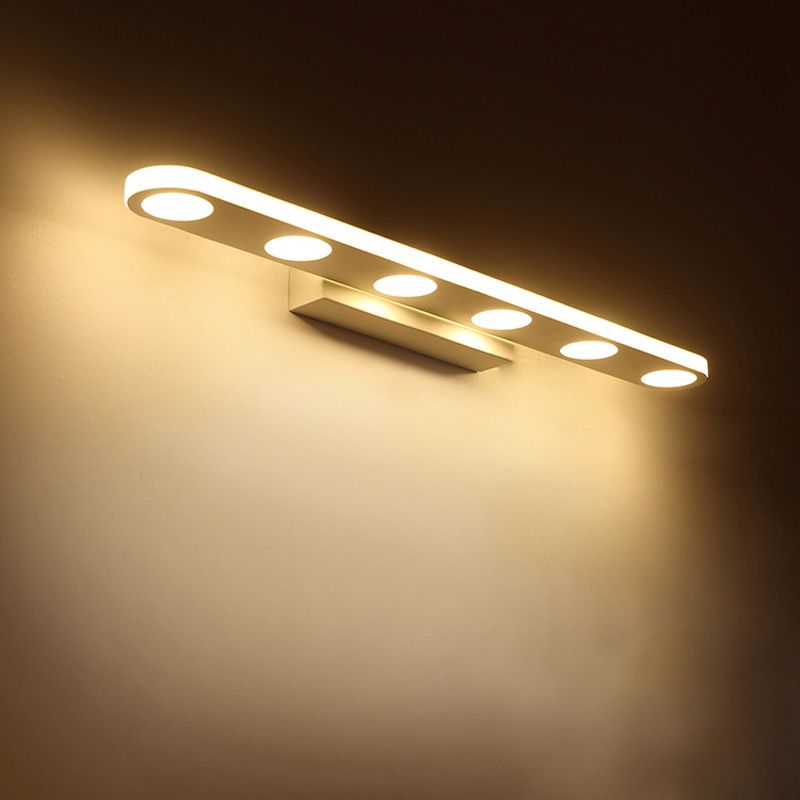 Leigh Moderne Elliptische LED Wandlamp Metaal/Acryl Wit Slaap/Woon/Badkamer