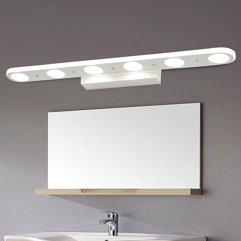 Leigh Moderne Elliptische LED Wandlamp Metaal/Acryl Wit Slaap/Woon/Badkamer