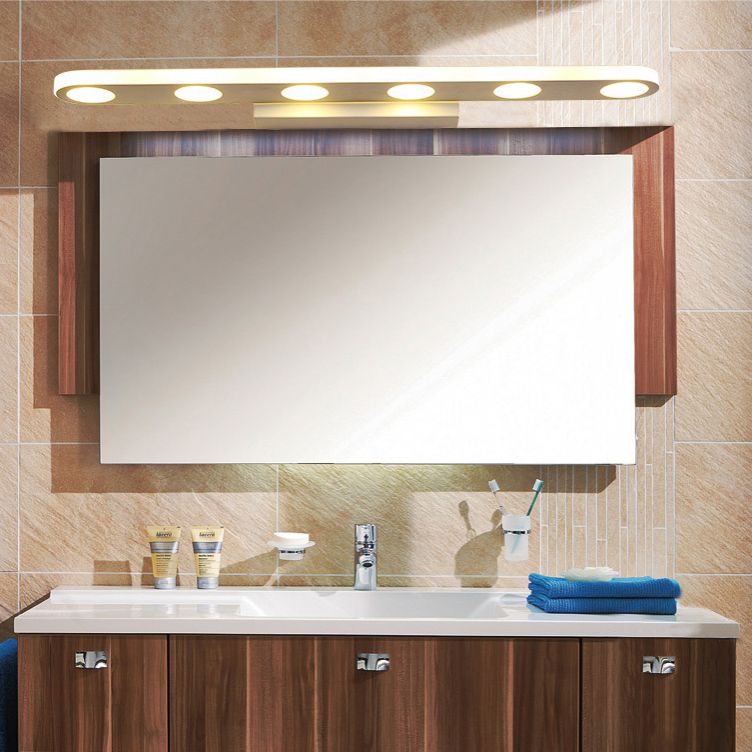 Leigh Moderne Elliptische LED Wandlamp Metaal/Acryl Wit Slaap/Woon/Badkamer