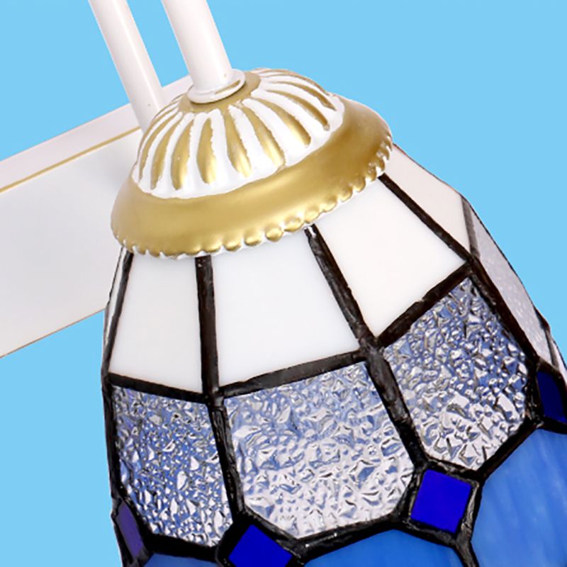 Sirena Vintage Bloemvormige Slaapkamer Wandlampen Metaal Glas
