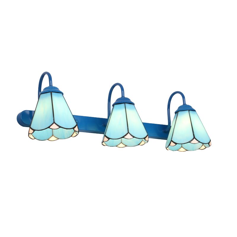 Sirena Vintage Bloemvormige Slaapkamer Wandlampen Metaal Glas