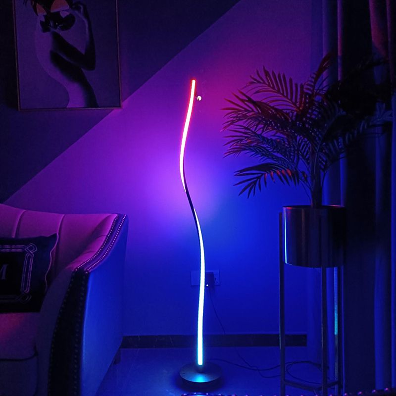 Louise Moderne Design Lineaire Vloerlamp Metalen Acryl Zwart/Wit Slaapkamer/Woonkamer