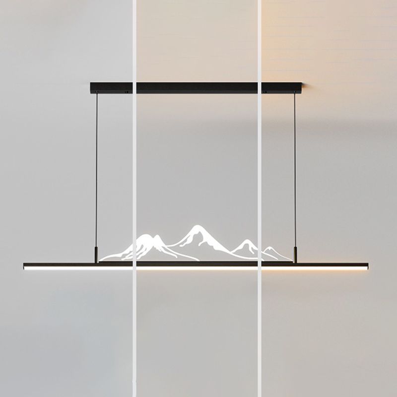 Louise Designer Moderne  Hanglamp Zwart/ Goud Metaal/Acryl Slaapkamer