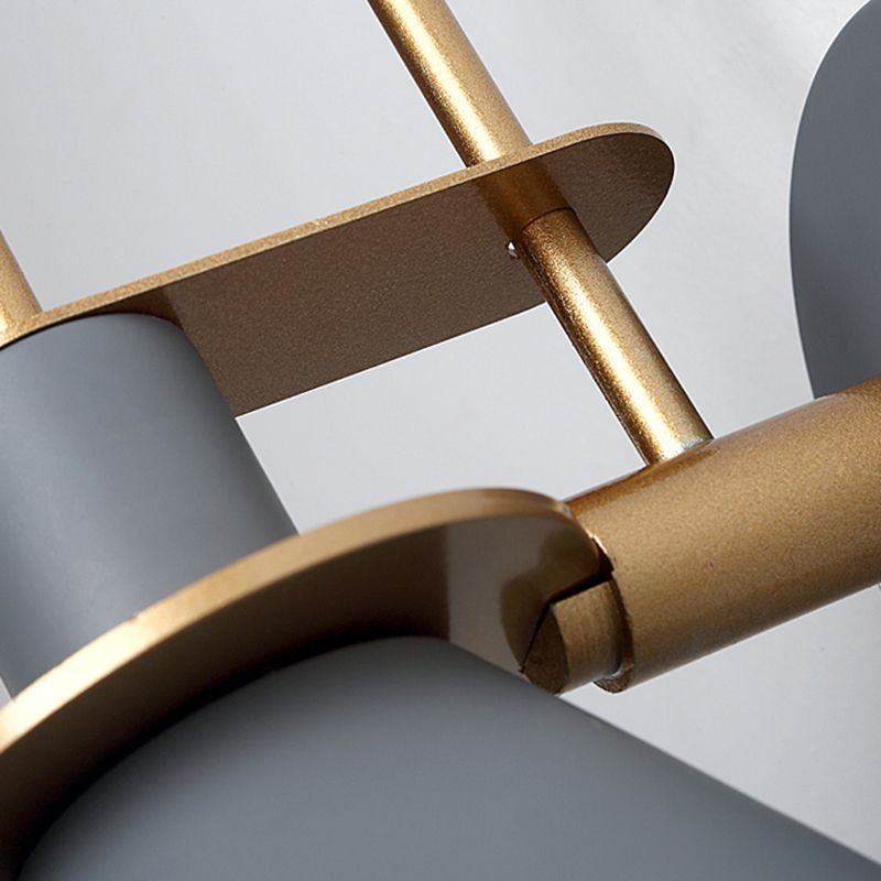 Morandi Design Coniform LED Wandlampen Metaal Zwart/Wit/Geel Slaap/Woon/Eetkamer