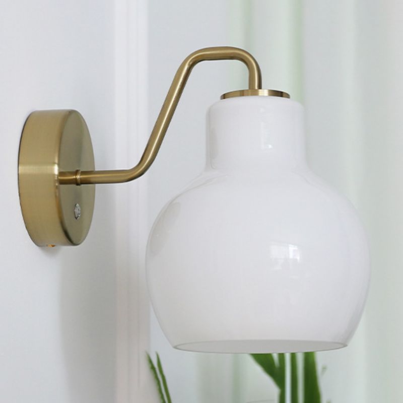 Lily Moderne Design LED Wandlamp Koepelvorm Metaal/Glas Slaapkamer/Woonkamer