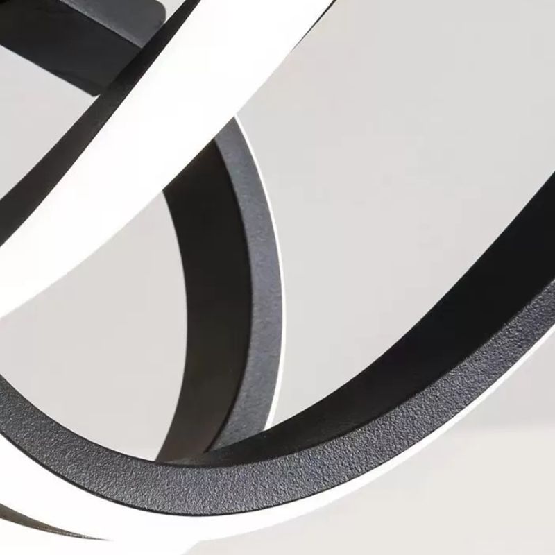 Lacey Moderne LED Plafondlamp Goud/Zwart Metaal Slaap/Woon/Badkamer