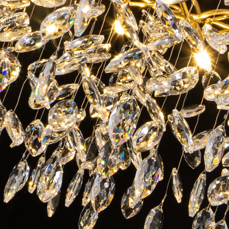Marilyn Industrie Design LED Kroonluchters Gouden Metaal Woonkamer Eetkamer