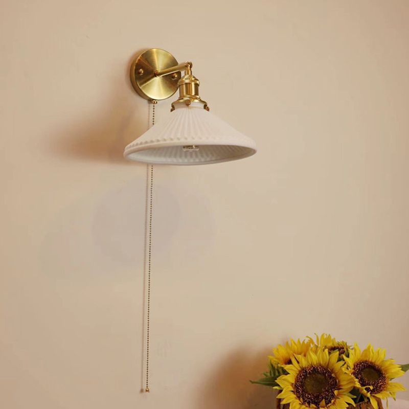 Lottie Modern Rimpels Scandinavisch Dressoir Wandlamp Metaal/Steen Slaapkamer/Eetkamer/Woonkamer