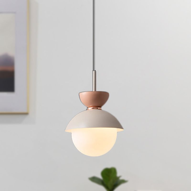Morandi Nordic Minimalistische Globe Hanglamp Roze/Grijs/Lichtblauw/Marineblauw