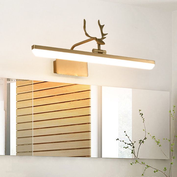 Leigh Vintage Industriele LED Wandlamp Zwart/Wit/Goud Woon/Slaap/Badkamer Metaal