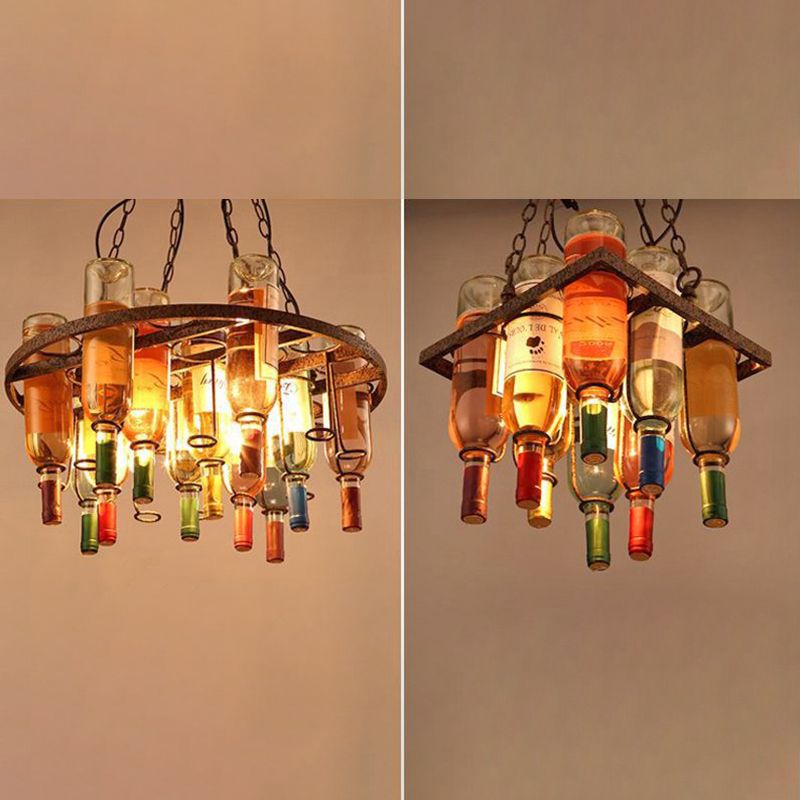 Hailie Vintage Design LED Hanglamp Metaal Glas Slaapkamer Woonkamer