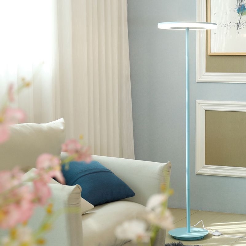 Morandi Moderne Design LED Vloerlamp Multi Kleur Metalen Schijf Slaapkamer/Woonkamer