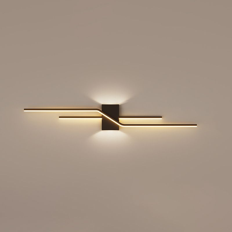 Arthur Industriele LED Wandlamp Zwart/Wit Metaal Woon/Slaapkamer