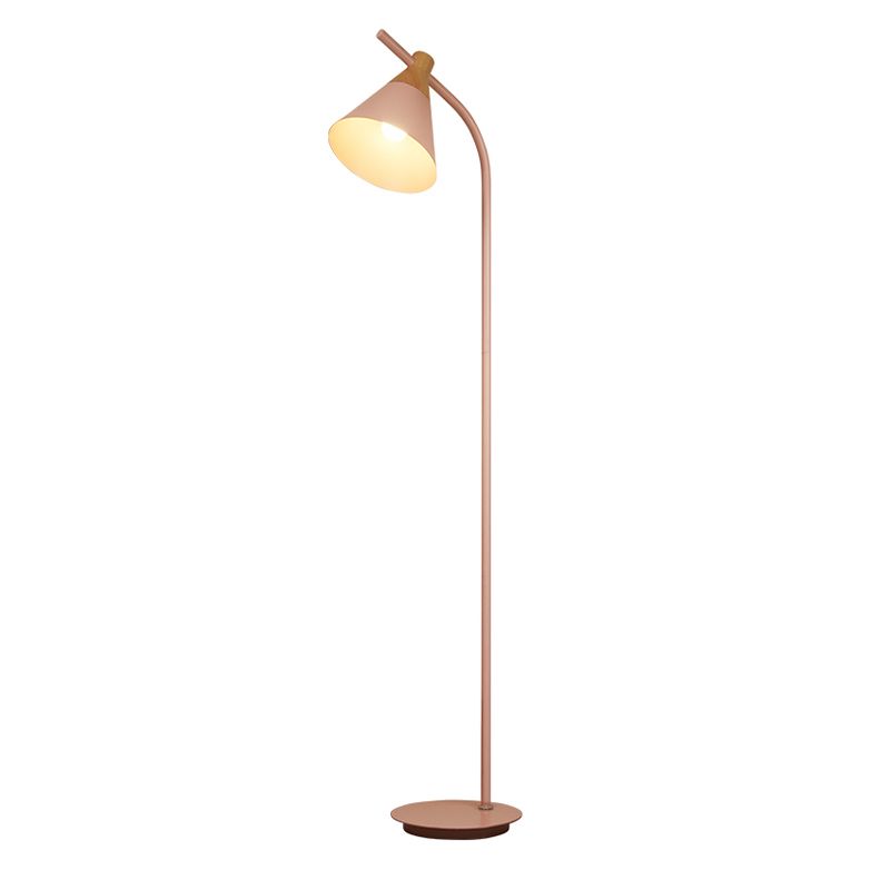 Morandi Moderne Design Vloerlamp Grijs/Roze/Geel Metaal Slaapkamer/Woonkamer
