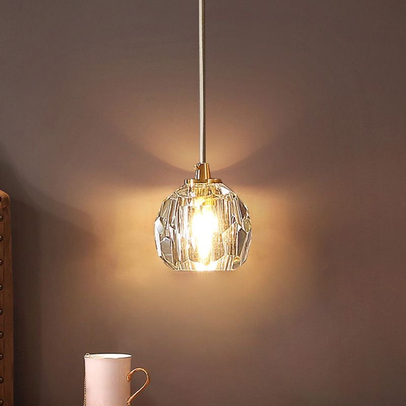 Kristy Vintage Design LED Hanglamp Metaal Glas Slaapkamer Woonkamer
