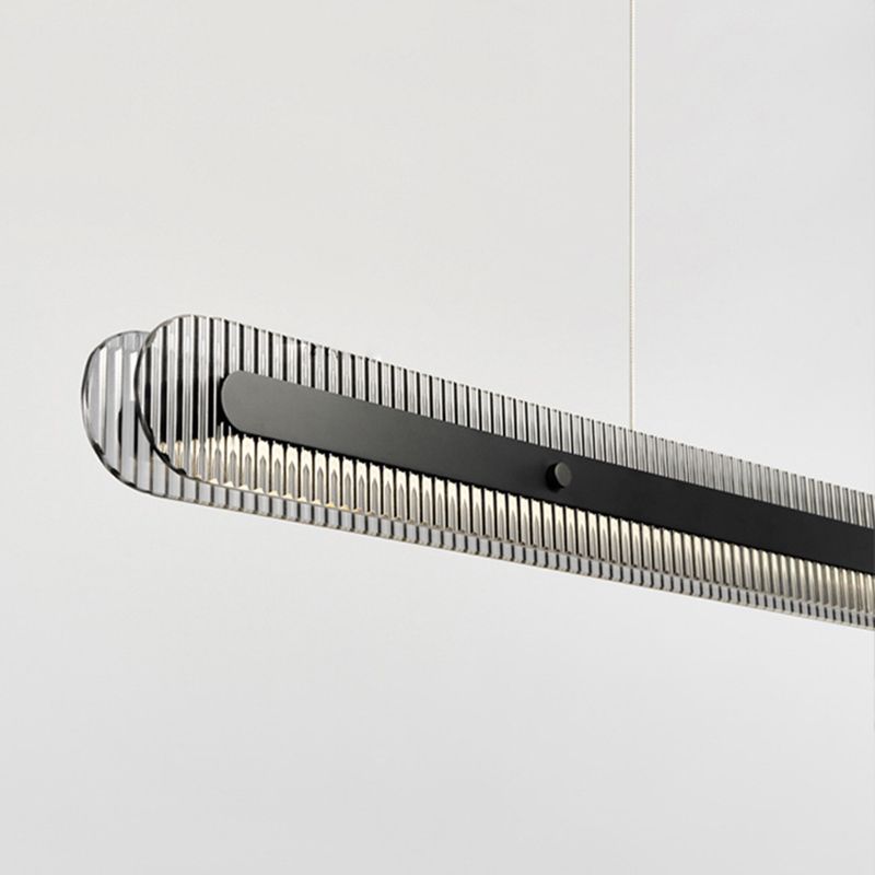 Evette Moderne LED Hanglampen Zwart  Metaal Acryl Eetkamer Slaapkamer