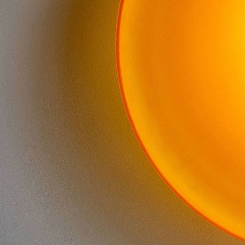 Morandi Design Ronde LED Buitenlamp Metaal/Glas Wit/Groen/Oranji Slaap/Woon/Eetkamer