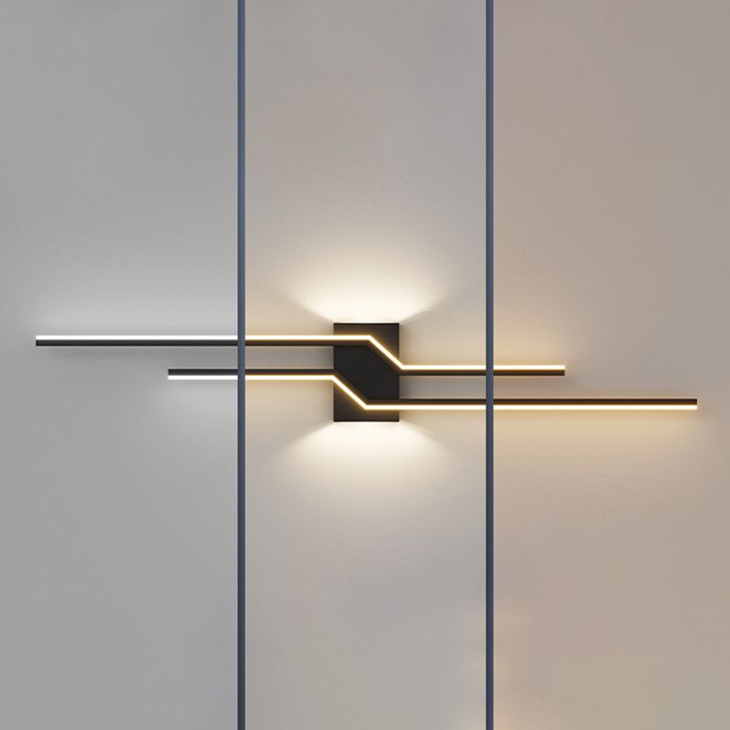 Arthur Industriele LED Wandlamp Zwart/Wit Metaal Woon/Slaapkamer
