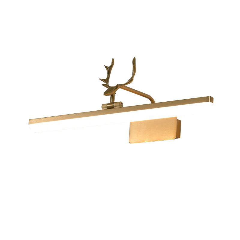 Leigh Vintage Industriele LED Wandlamp Zwart/Wit/Goud Woon/Slaap/Badkamer Metaal