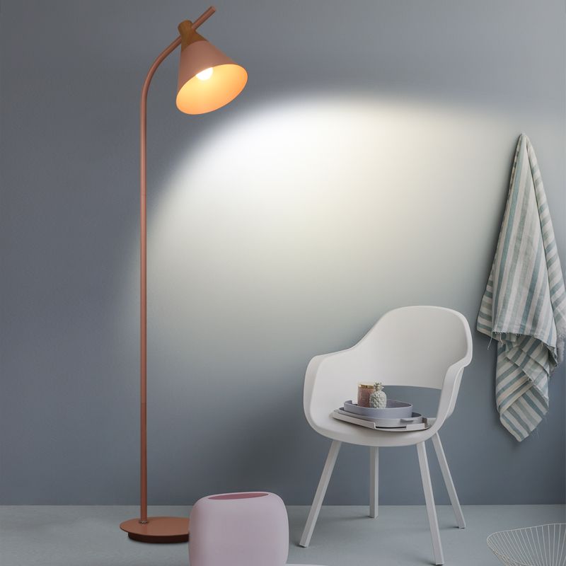 Morandi Moderne Design Vloerlamp Grijs/Roze/Geel Metaal Slaapkamer/Woonkamer