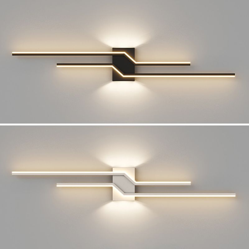 Arthur Industriele LED Wandlamp Zwart/Wit Metaal Woon/Slaapkamer