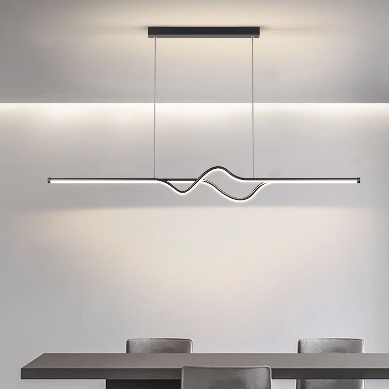 Louise Moderne Metaal/Silicagel Hanglamp Zwart/Wit/Grijs Eetkamer