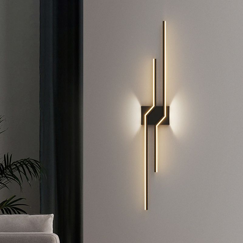 Arthur Industriele LED Wandlamp Zwart/Wit Metaal Woon/Slaapkamer