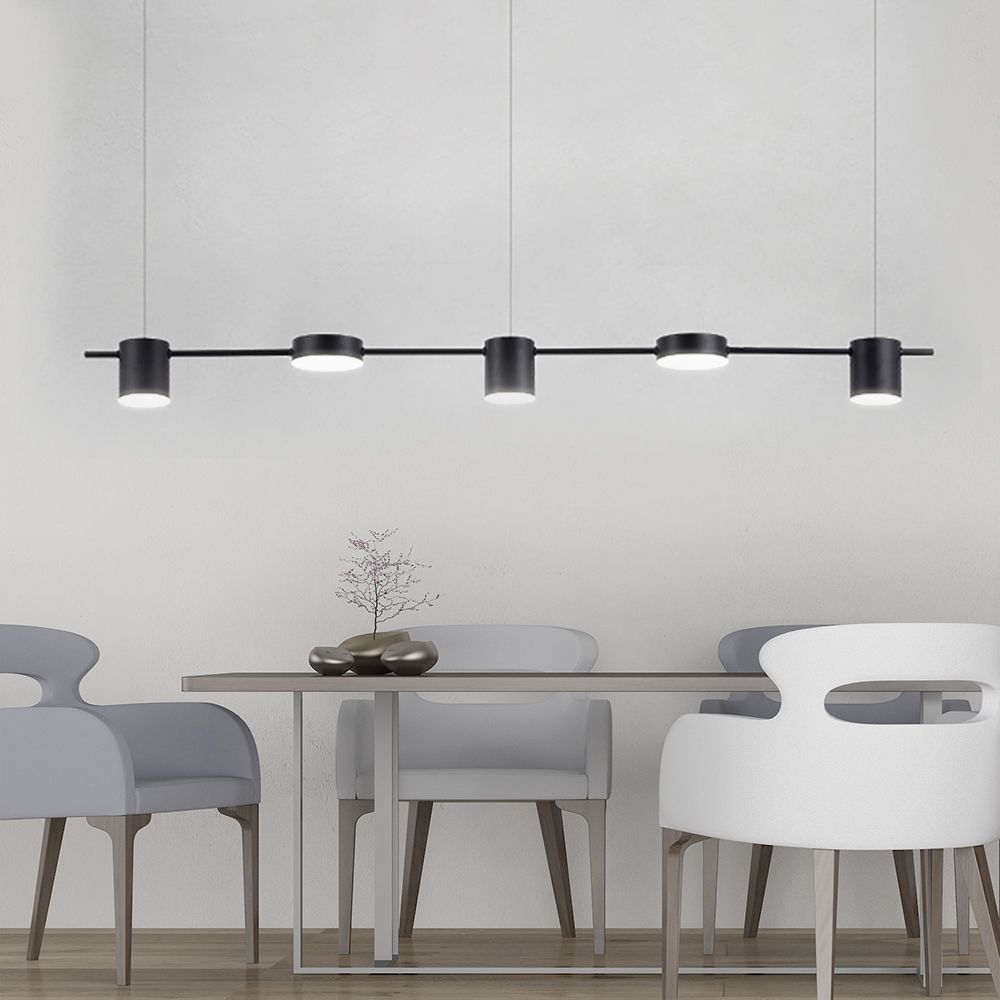 Leigh Moderne LED Hanglampen Metaal Zwart/Goud Woonkamer Keuken