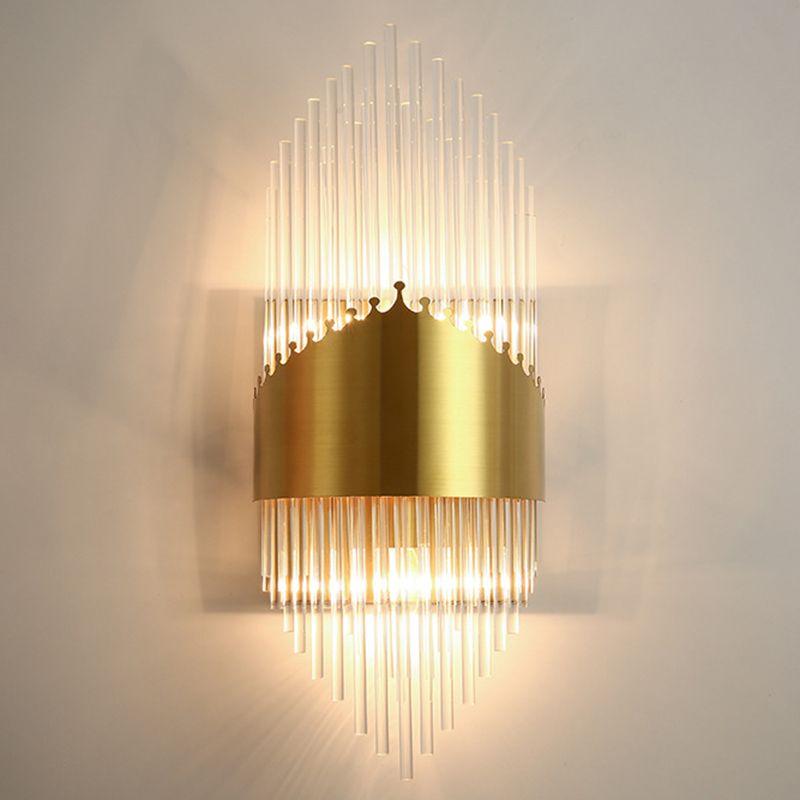 Kristy Luxe Design LED Wandlamp Glass Goud Slaapkamer Woonkamer