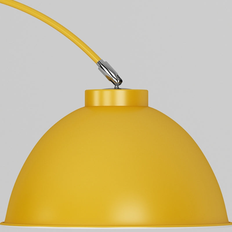 Morandi Moderne Boogvormige Vloerlamp Zwart/Rood/Geel Metaal Slaapkamer/Woonkamer