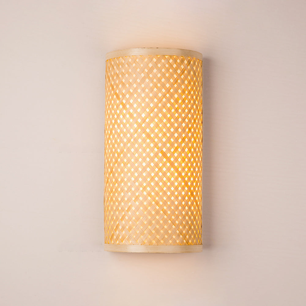 Muto Moderne Design Led Wandlamp Nachtkastje Rotan/Acryl Woonkamer/Eetkamer/Slaapkamer