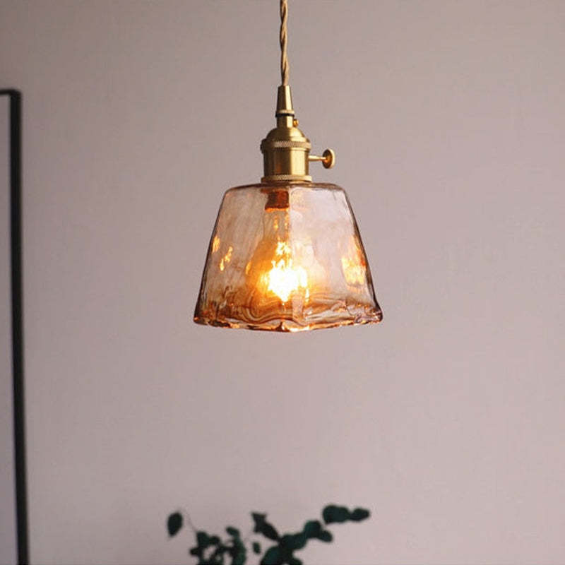 Levy Retro LED Hanglampen Gouden Metaal Glas Slaapkamer Woonkamerr Eetkamer