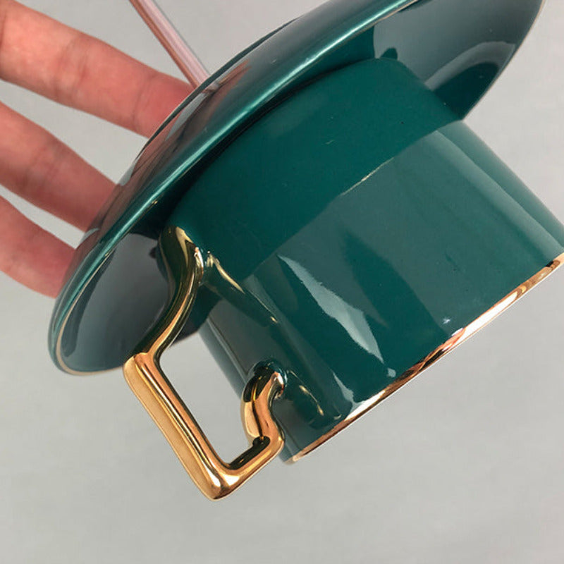 Hailie Vierkant Handgreep Kup Keramisch LED Hanglampen Woonkamer