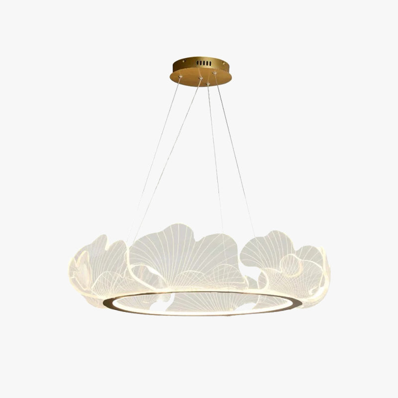 Marilyn Modern Florid LED Hanglamp Transparant Metaal/Acryl Slaapkamer/Woonkamer/Eetkamer