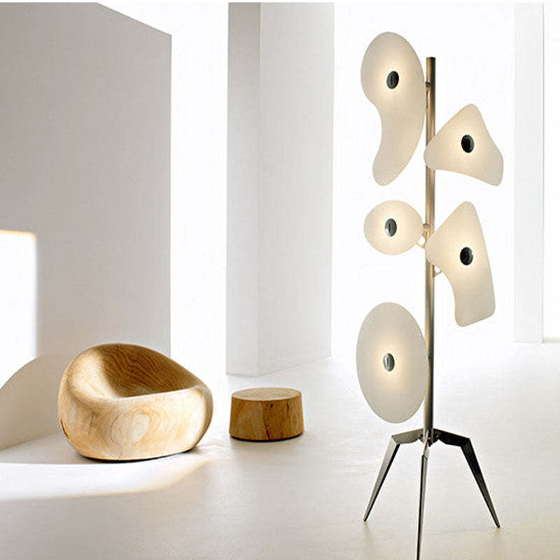 Morandi Moderne LED Vloerlampen Wit Hars Metaal Eetkamer Woonkamer