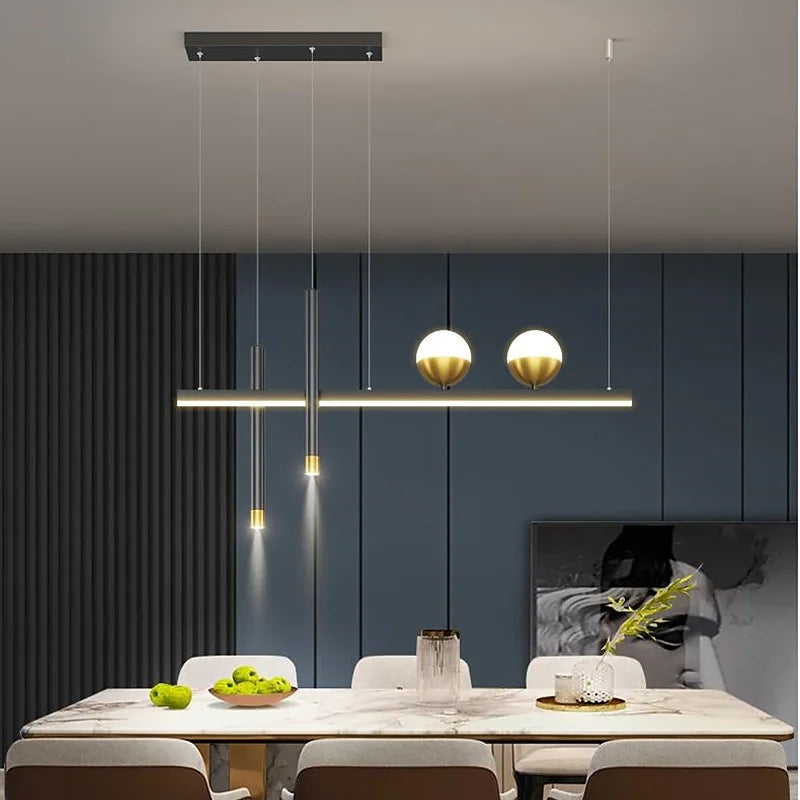 Madina Industrie LED Hanglampen Zwart Metaal Eetkamer Woonkamer