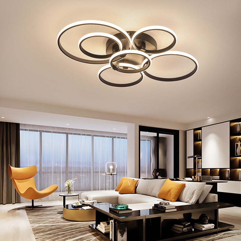 Lacey Moderne Rond LED Plafondlamp Metaal/Acryl Slaapkamer/Woonkamer/Kinderkamer
