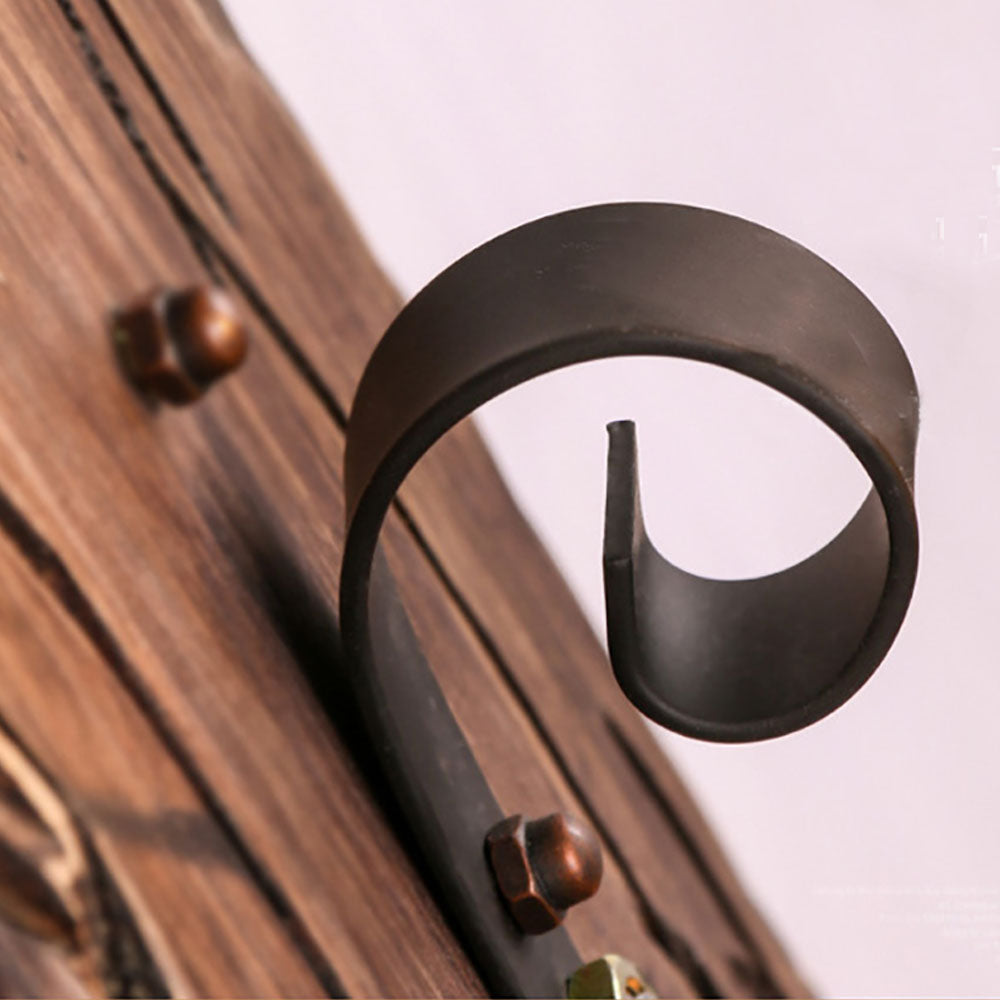 Brio Vintage Rechthoekige Hanglamp,  Metal/Houten Eetk/Woonkamer