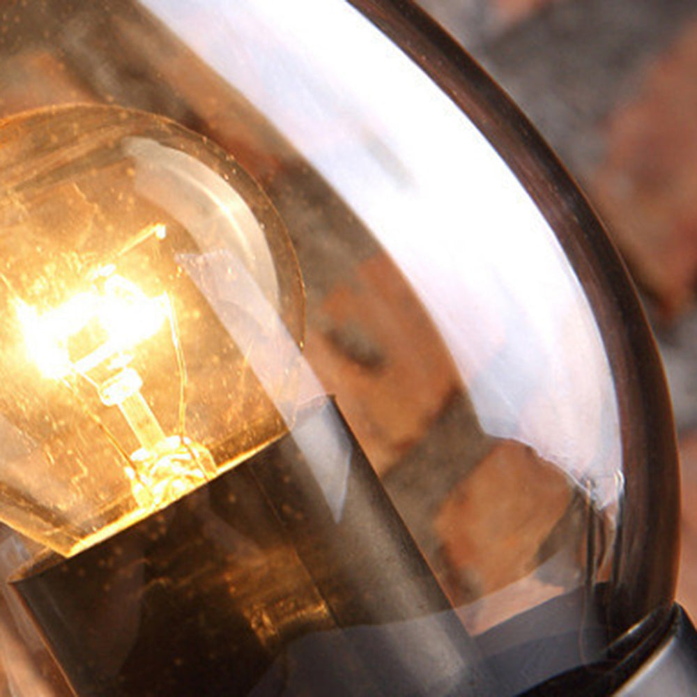 Valerio Vintage Design Kaars Wandlamp Hout Metalen Woon/Slaapkamer