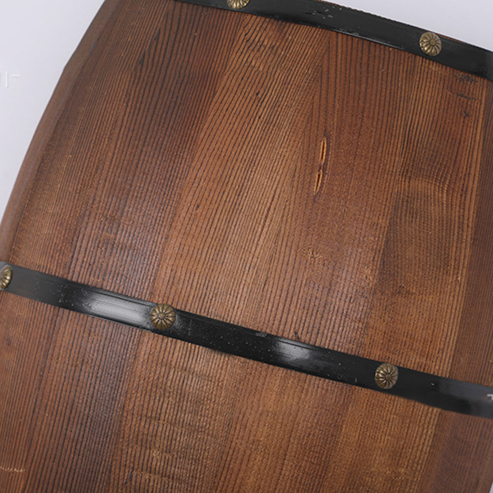 Valerio Wall Lamp Retro Creative Barrel Wooden, Dining Room