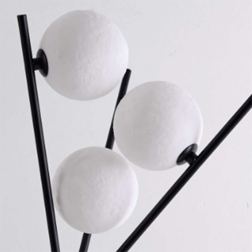 Valentina Driepoot Vloerlamp/Tafellamp Zwart Metaal  PLA Woonkamer/Slaapkamer