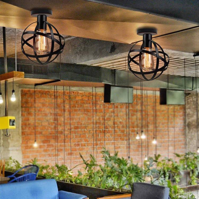 Herbert Retro Design LED Hanglamp Zwart Glas Metaal Woonkamer Keuken
